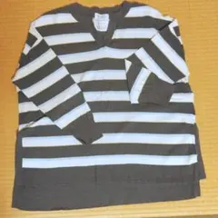 OPAQUE.CLIP オーガニックコットン　 ボーダー長袖