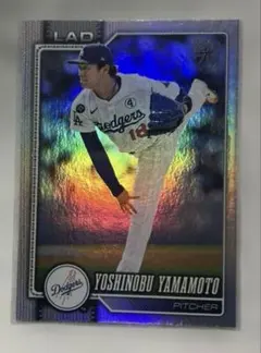 山本由伸 Dodgers RC Topps Chrome Card - メルカリ