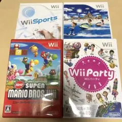 Wiiスポーツ、Wiiスポーツリゾート、Wiiパーティ、スーパーマリオブラザーズ