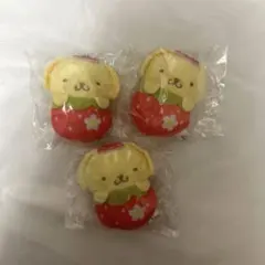 いちごおくるみマスコット ポムポムプリン