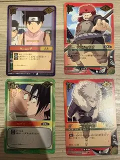 2005年初代NARUTOナルトカード巻ノ多由也・左近・鬼童丸・次郎坊まとめ売り NARUTOカード 左近・多由也・次郎坊・鬼童丸 - メルカリ