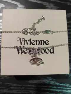 Vivienne Westwood ピンク リボンオーブ ネックレスのサムネイル