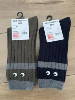 【新品】UNIQLO ANYAHINDMARCH ヒートテックソックス2足
