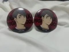 ハイキュー 宮治 缶バッジ 2個セット
