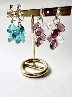 チェコビーズ イヤリング