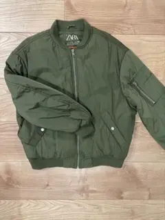 ZARA オリーブグリーン ジャンパー 9-10