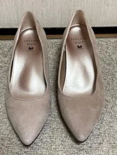 ワコールサクセスウォーク パンプス ベージュ系 23cmEE 日本製 山羊革のサムネイル