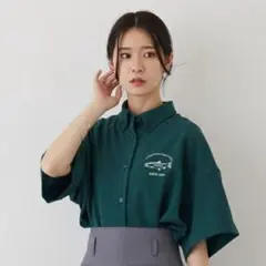 179/WG 刺繍入りボーリングシャツのサムネイル