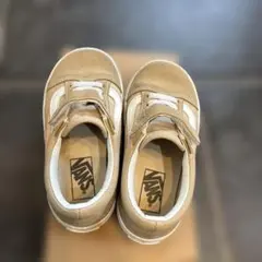 VANS OLD SKOOL V36CJ ベージュ 17cm キッズ