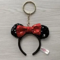 ディズニー ミニーちゃん カチューシャキーホルダー
