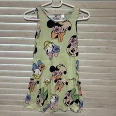 H&M ミッキー・ミニー ノースリーブワンピース 122-128cm