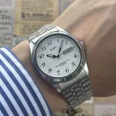 80s Vintage Seiko ALBA ラグスポ デイデイト 稼働品