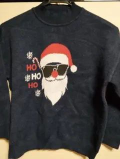 SHEIN サンタセーター 11-12Y ネイビー