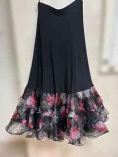 ozz angelo 薔薇刺繍フリルスカート ozz angelo 薔薇刺繍フリルスカート - メルカリ