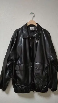 レザー ブルゾン