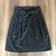 ROPE PICNIC ロペピクニック　黒　リボン　スカート