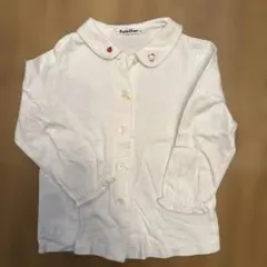 familiar ホワイトシャツ 襟付き