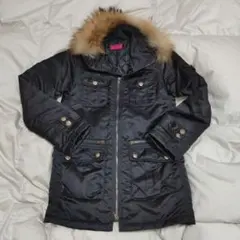 OZOCオゾック フード付き　ブラックジャンパー 38Mサイズ