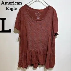 American Eagle 【L】Soft & Sexy Tシャツ ブラウン