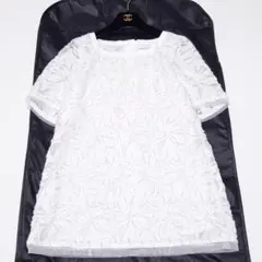 ヴィヴィアンタム 立体フラワーフリンジ ジャガード チュニック サイズ0のサムネイル