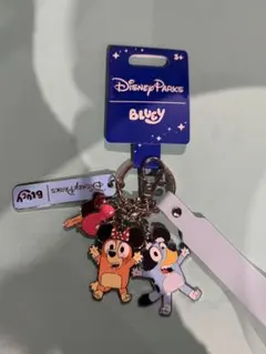 アメリカディズニー限定 ＊ BLUEY ブルーイ ビンゴ キーホルダー
