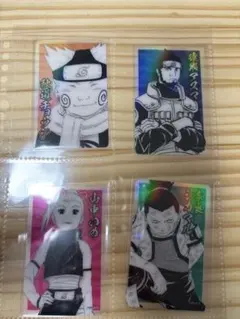 NARUTO キャラクター ホログラムカードセット