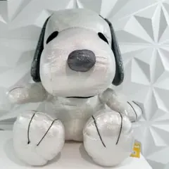 キラキラ光る シルバー スヌーピー ぬいぐるみ超BIG