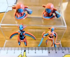 ポケモン デオキシス ミニフィギュア 4体セット