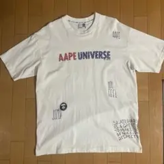 AAPE UNIVERSE ホワイト Tシャツのサムネイル