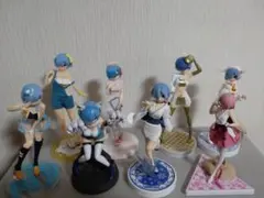 8*a様 リゼロ　フィギュア　まとめ売り 再出品‼︎ Re:ゼロから始める異世界生活 このすば フィギュア 8体