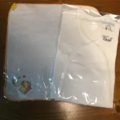 新品未開封 コンビミニ 短肌着 タオルハンカチ