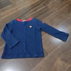 ミキハウス 長袖Tシャツ 100 ネイビー