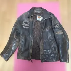 Harley-Davidson レザージャケット ブラウン Sのサムネイル