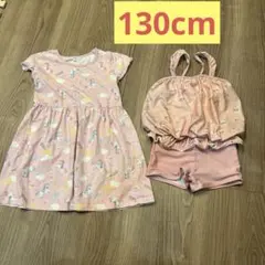 水着　女の子　130cm 120cm タンキニ　ワンピース　ワンピース