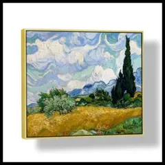 ゴッホ　糸杉のある風景　廣本森雄 ゴッホ 糸杉のある風景 廣本森雄 - メルカリ