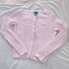 ラルフローレン　160cm 人気のカーディガン　ライトピンク