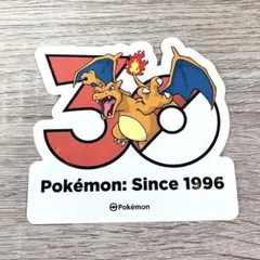 ポケモン30周年 韓国 メガフェスタ】ランダムステッカー リザードン