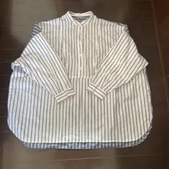 ストライプオーバーサイズ長袖シャツ　AMERICAN HOLIC