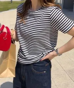 KOBE LETTUCE 神戸レタス スムースコットン丸首トップス Tシャツ