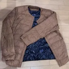 インナーダウン 襟なし