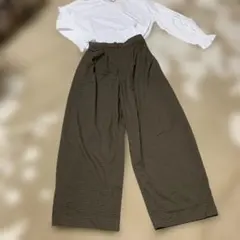 ニコアンド　千鳥格子パンツ