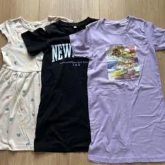 ワンピース3点　130cm