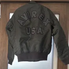 【AVIREX】 カーキ MA-1 フライトジャケット