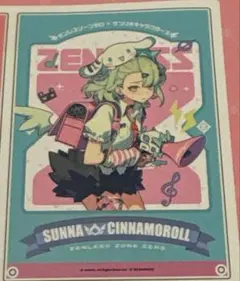 (未使用品)ゼンレスゾーンゼロ×サンリオキャラクターズ　アクリルアートパネル