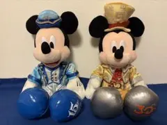 ディズニーランド　シー　ミッキーマウス　ぬいぐるみ　15周年　30周年