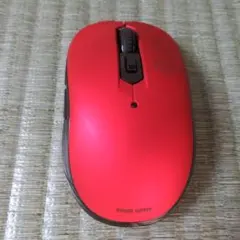 サンワサプライ　400-MA097R ワイヤレス ブルーLED マウス　 赤