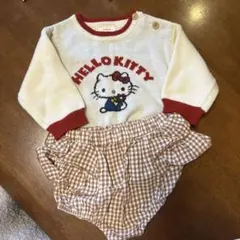 ハローキティロンパースセット 70〜80cm