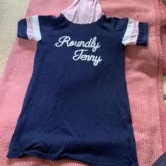 Roundly Jenny フード付きワンピース ネイビー