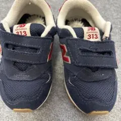 new balance 313 ネイビー/レッド キッズシューズ 14.5cm