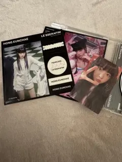 【トレカ•シール付き】 FEARLESS LE SSERAFIM ウンチェ